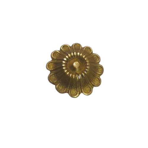 Brass Golden Door Knob - Color: Silver