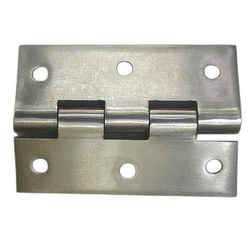 Silver Stainless Steel Door Hinges - Size: 3