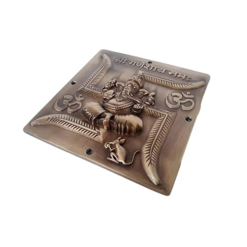 Brass Ganesha Wall Hanging
