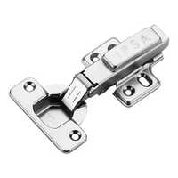 Ipsa Cabinet Hinge - Stainless Steel, 34L x 22W mm, Polished Silver Finish | Durable, Versatile Design for Smooth Operation