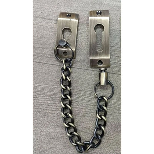 Modern Brass Door Chain - Color: Silver