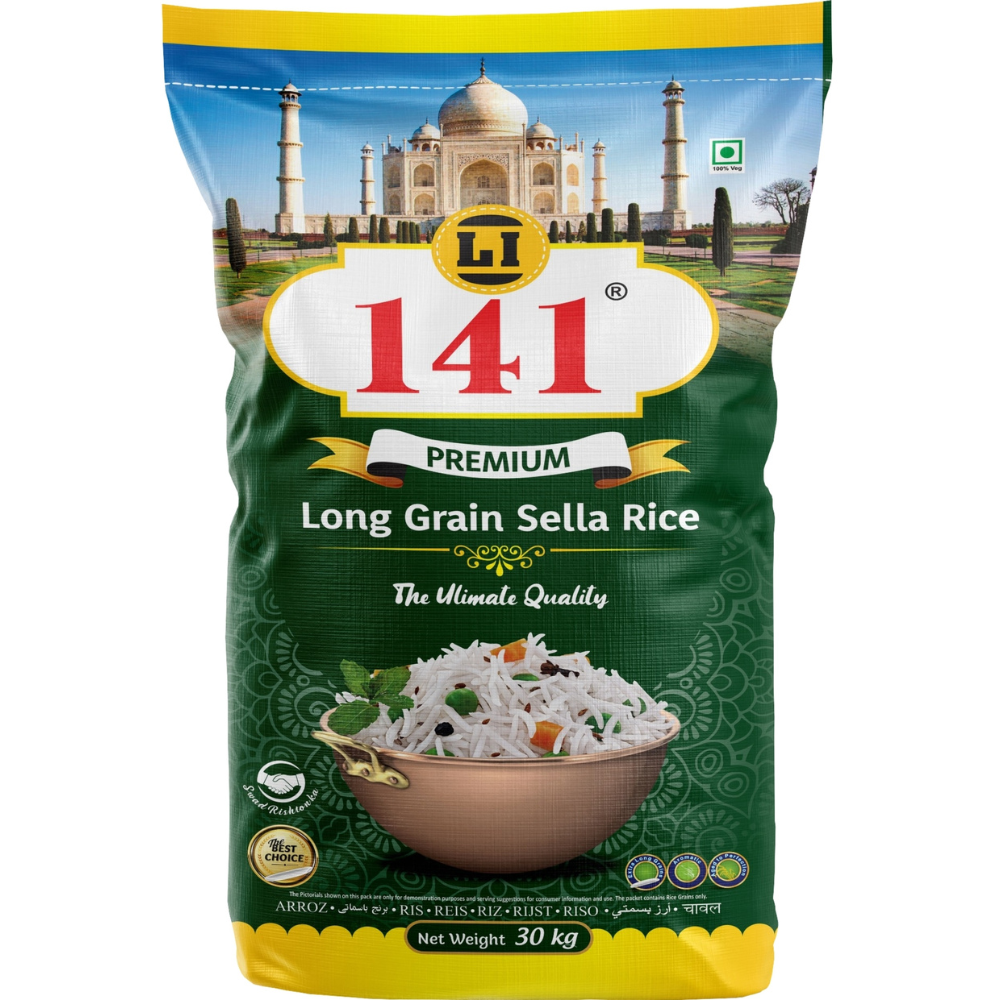 141 Long Grain Sella Rice - Broken (%): 0%