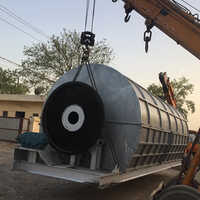 10 Ton Waste Tyre Recycle Pyrolysis Machine - Material: Mild Steel