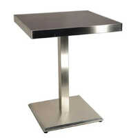 Stainless Steel Table Stand - Color: Silver