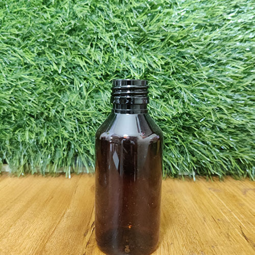 100 ML AMBER ROUND PET BOTTLE