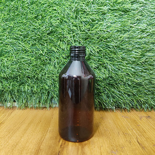 200 ML AMBER ROUND PET BOTTLE