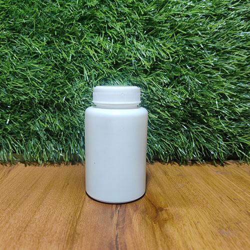150 Cc Tablet Container - Rigid Plastic, White Plain Cap Set | Warranty Included, Durable Design