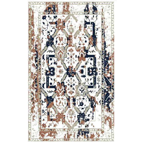 Modern Designed Tibetan Rugs - Color: Multicolor