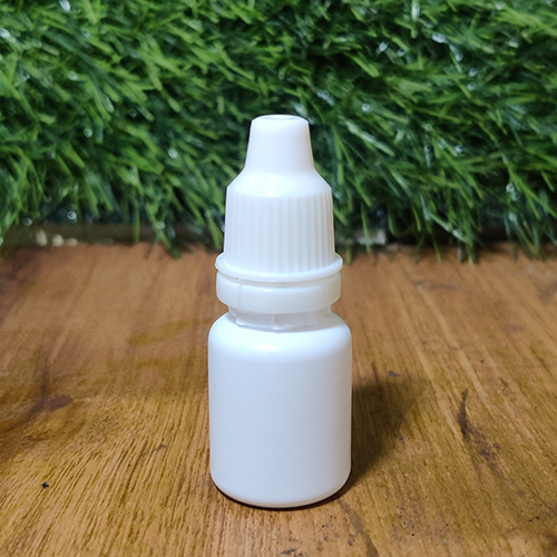10 Ml Eye Dropper Bottle Set - Plastic Material, White Color | Industrial Use: Pharmaceutical, Warranty Included