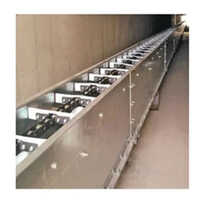 Drag Chain Conveyor - Color: Silver