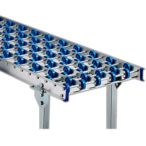 Skate Wheel Conveyor - Color: Silver