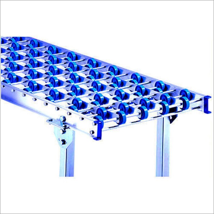 Skate Wheel Conveyor - Color: Silver