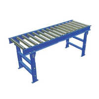 Gravity Roller Conveyor - Mild Steel, 1-10 Feet Long , Blue Color With Roller Structure And Industrial Usage