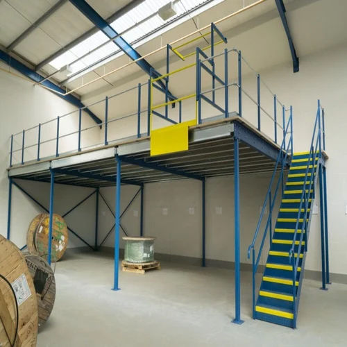 Industrial Mezzanine Flooring - Color: Blue