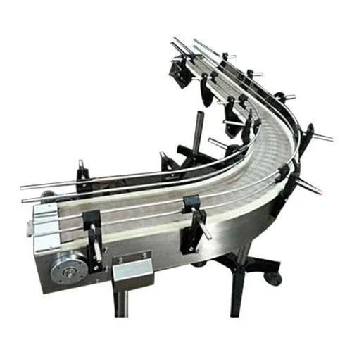 Base Sewing Slat Chain Conveyor - Color: Silver