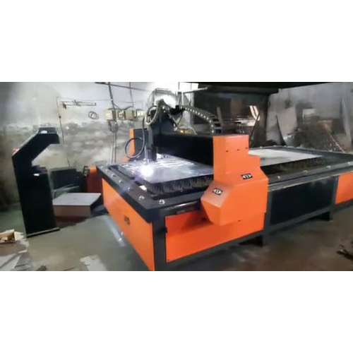 CNC Plasma Cutting Machine - Mild Steel, Full Automatic Cutting, Red and Black Finish | 1 Year Warranty, Electric Drive, Precision Cutting