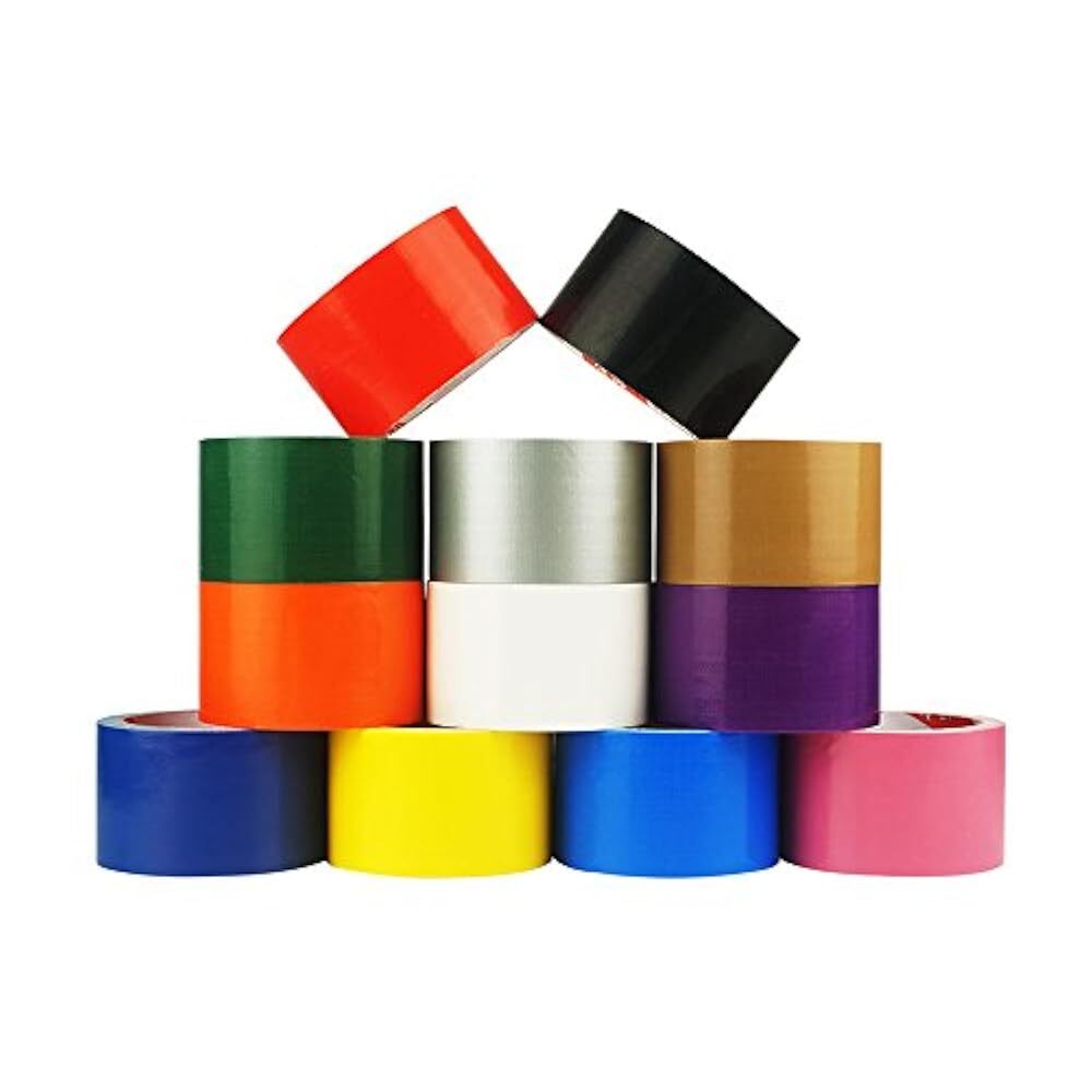 Color Tape - Bopp, 12mm To 100mm Width | High-strength Adhesive, Vibrant Colors, Tear And Moisture Resistant