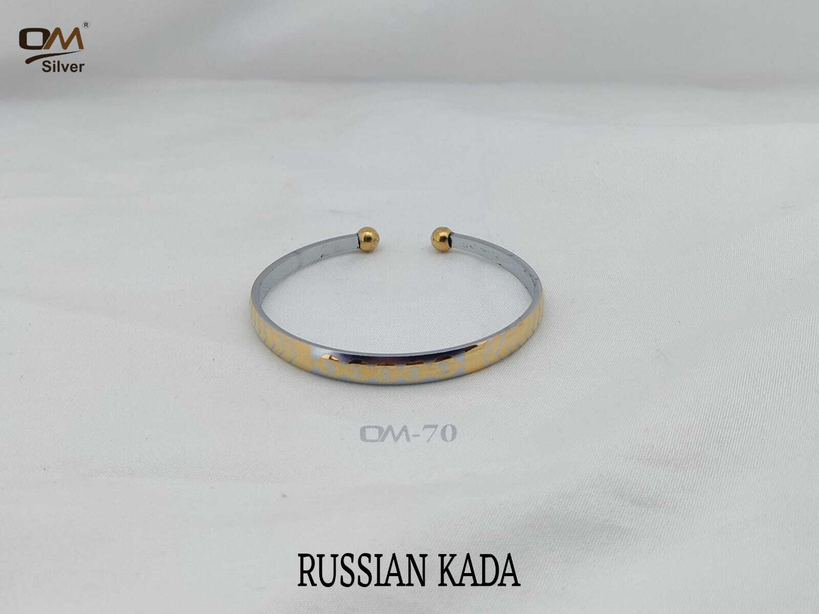 Silver Russian Kada - 2.4 To 2.12 Inches, 16 To 20 Grams | Playful Companion For Engaging Interaction & Mental Stimulation