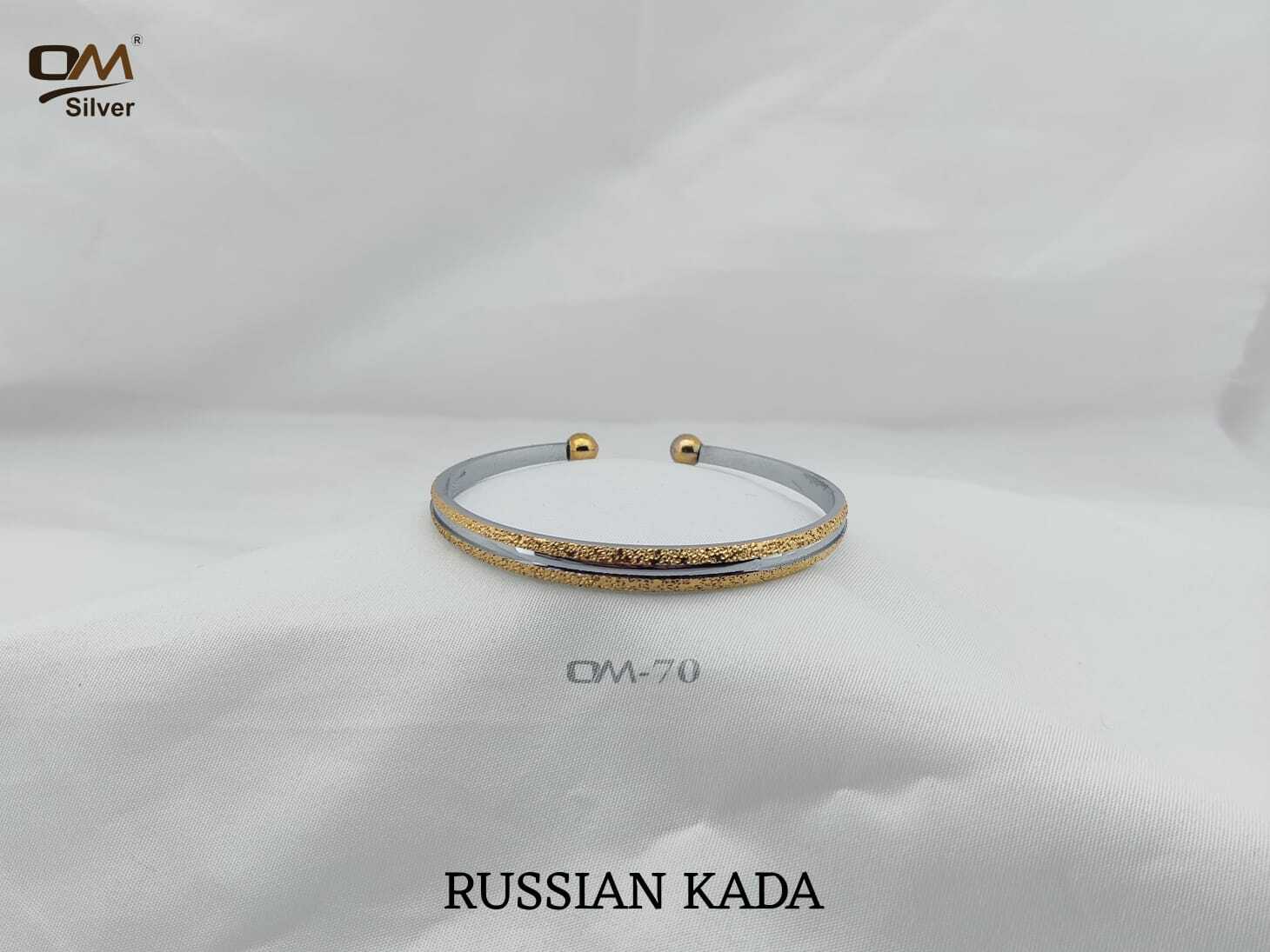 Silver Russian Kada - 2.4 To 2.12 Inches, 16 To 20 Grams | Playful Companion For Engaging Interaction & Mental Stimulation
