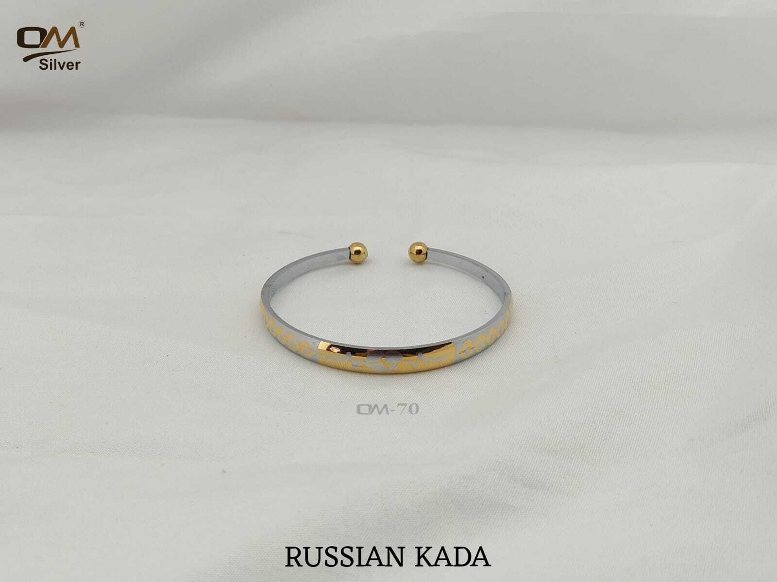 Silver Russian Kada - 2.4 To 2.12 Inches, 16 To 20 Grams | Playful Companion For Engaging Interaction & Mental Stimulation