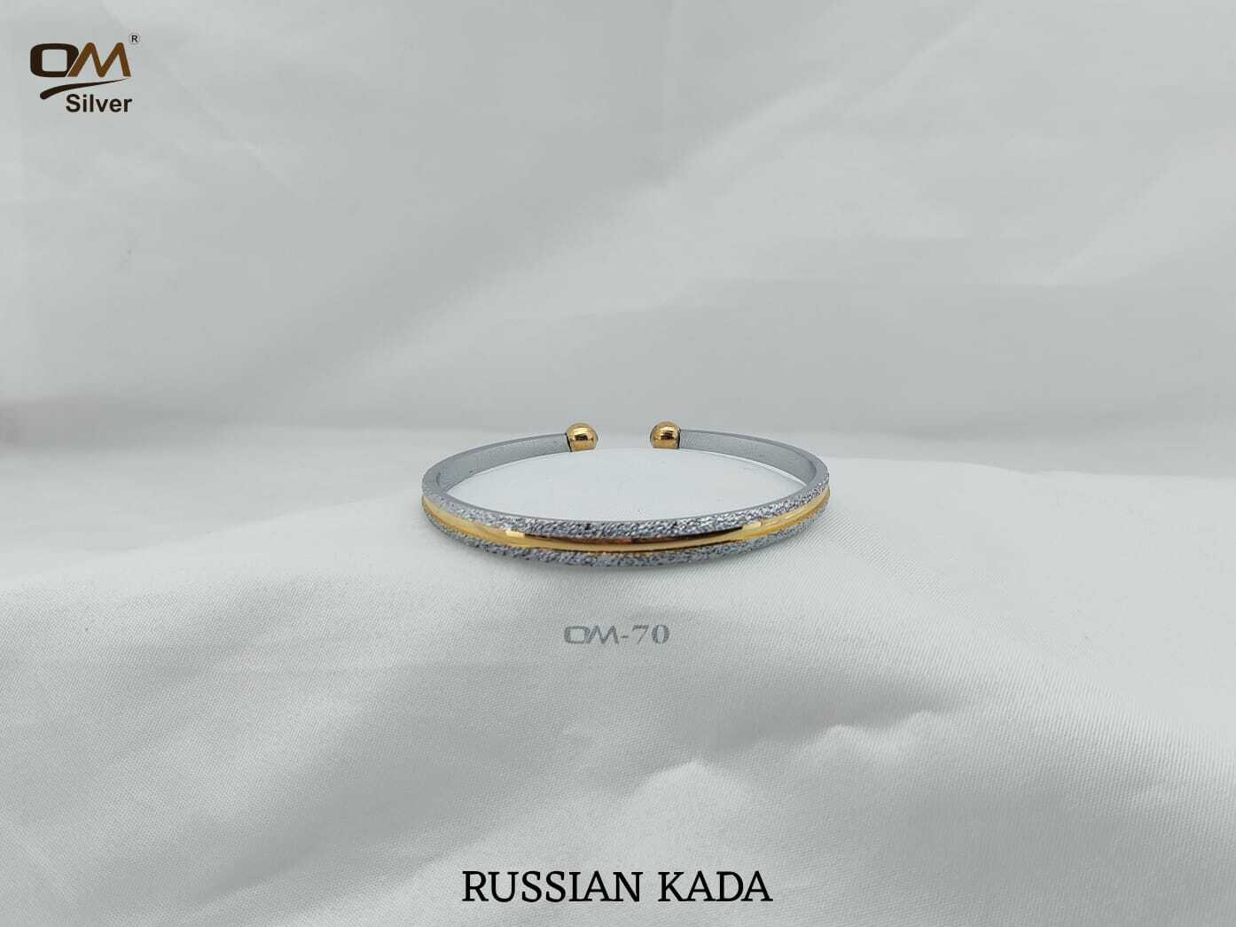 Silver Russian Kada - 2.4 To 2.12 Inches, 16 To 20 Grams | Playful Companion For Engaging Interaction & Mental Stimulation