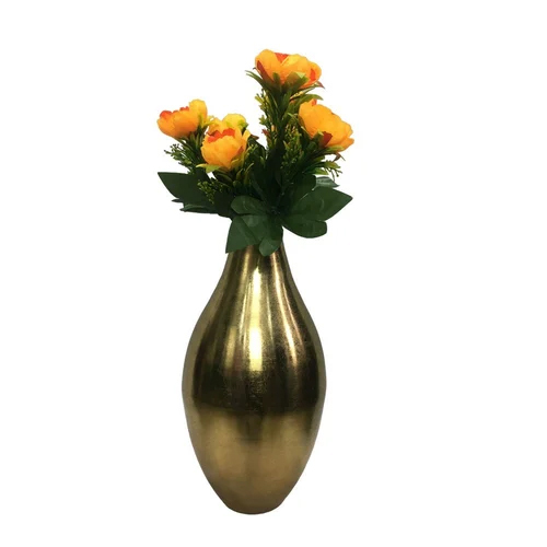 2484 Iron Flower Vase - Height: 12 Inch (In)