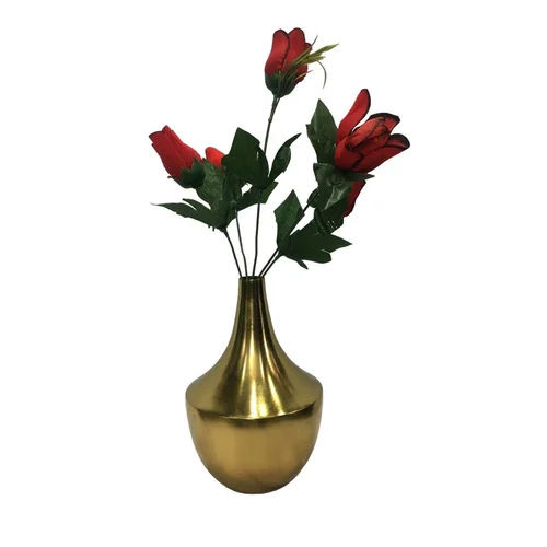 2488 Iron Flower Vase - Height: 10 Inch (In)