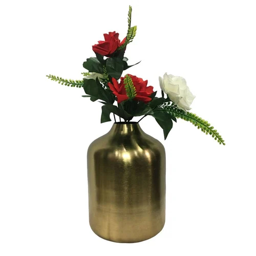 2500 Iron Flower Vase - Height: 8 Inch (In)