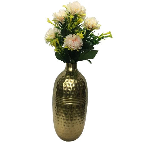 2502 Iron Flower Vase - Height: 11 Inch (In)