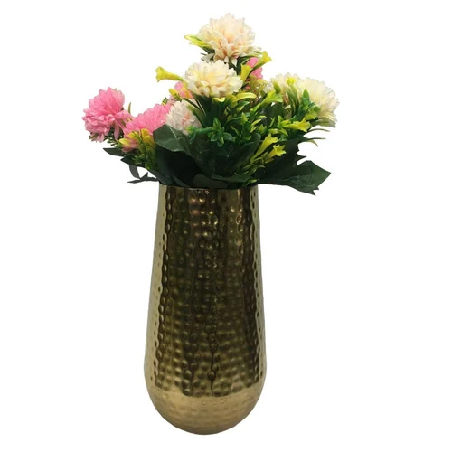 2506 Iron Flower Vase - Height: 12 Inch (In)