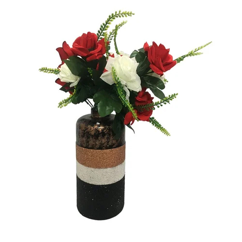 2508 Iron Flower Vase - Height: 6 Inch (In)