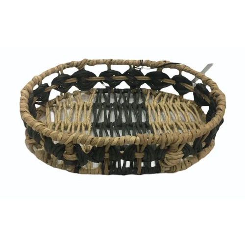 2532 Jute Basket - Pattern: Plain