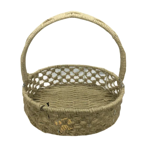 2525 जूट गोल टोकरी