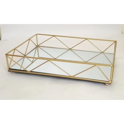 Rectangular Iron Mirror Tray