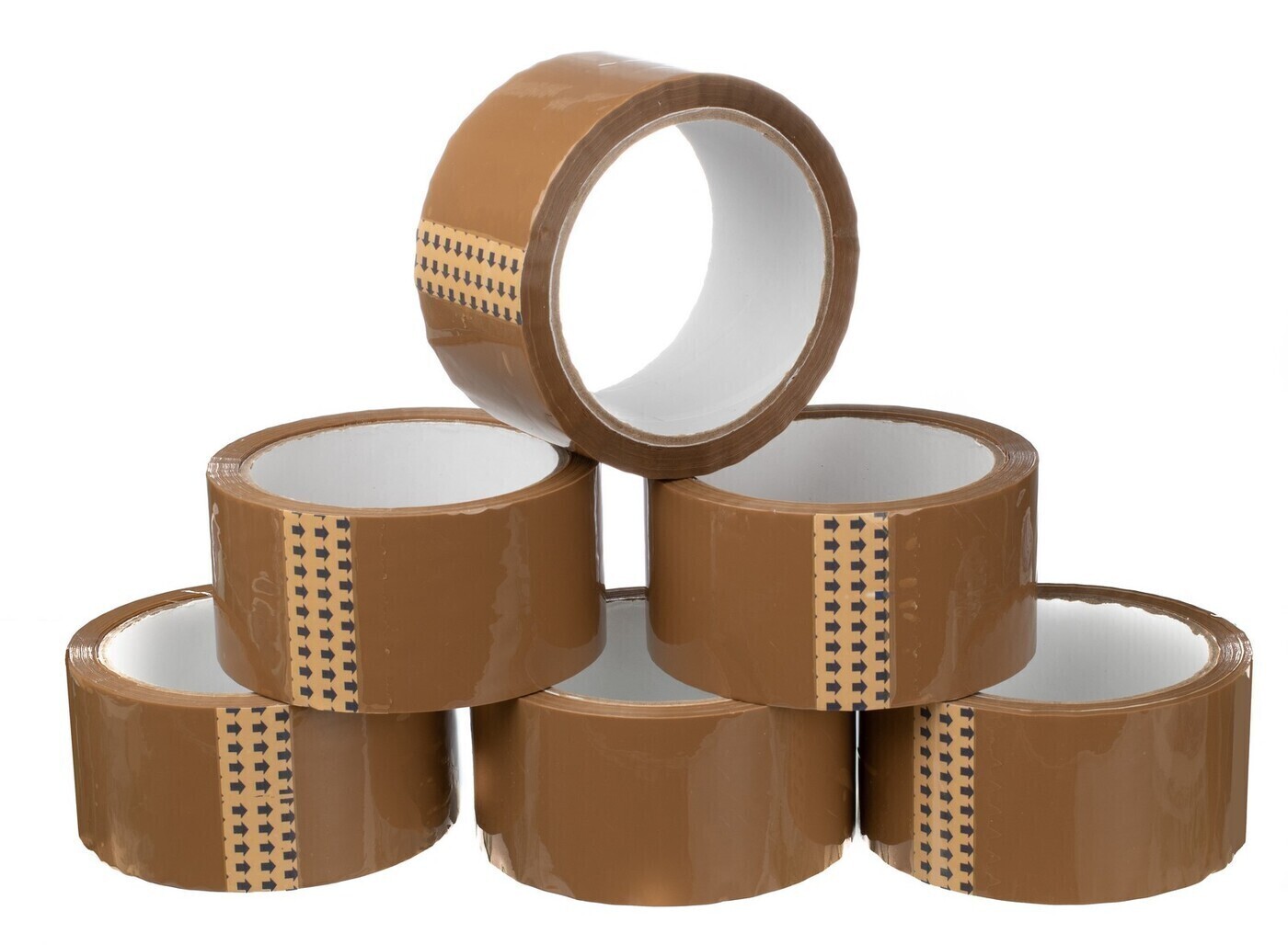 Brown Cello Tape - Bopp, 12mm To 100mm Size, Brown Color | Strong Adhesion, Moisture & Temperature Resistant, Ideal For Heavy Loads