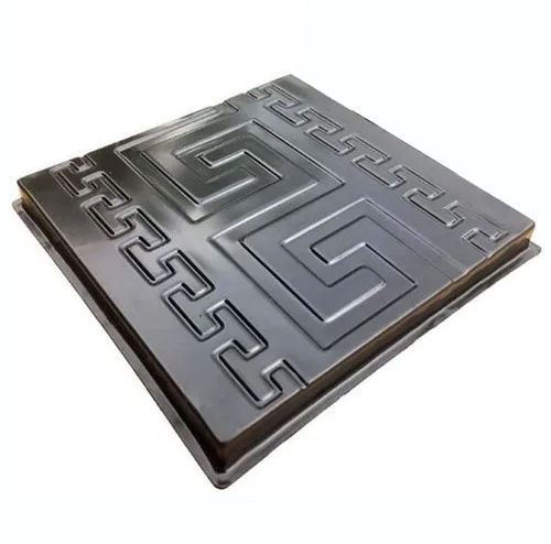 02_Rcc Steel Plant Precast Compound Wall Mould - Color: Silver