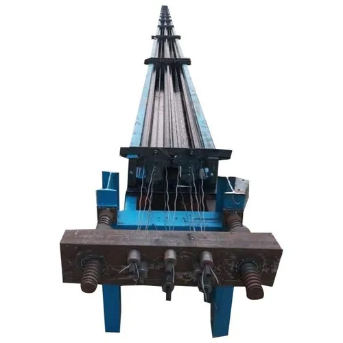 Compound Wall Pole Mould - Iron Material, 150mm Thick, 6 Feet Long, Silver Color | Easy to Use for Efficient Pole Production