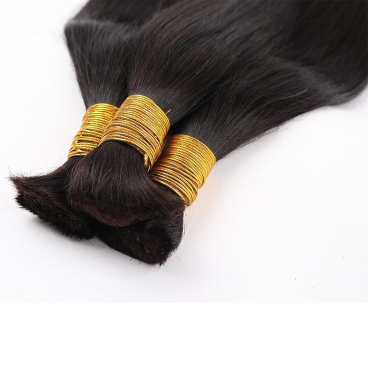 Raw Unprocessed Virgin Natural Straight Human Hair Bulk Length: 20 inch