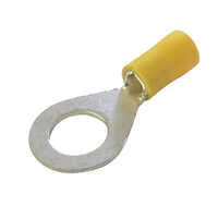 Ring Type Copper Insulated Lugs - 3.5mm Diameter, Silver Plated Copper Material, High Insulation Resistance, Easy To Install And Remove