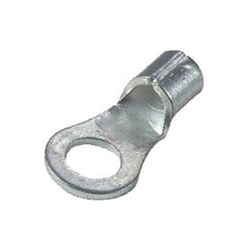 Industrial Copper Lugs - Copper, 4mm Diameter, Silver Plated | Designed for Industrial Applications, Enhanced Conductivity & Durability
