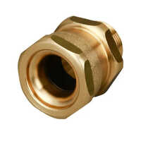 15mm Brass Cable Gland - Solid Brass Material, Round Conductor Shape , Ideal For Industrial Applications With Warranty
