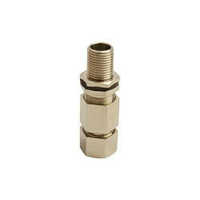 Flameproof Cable Gland - Solid Brass Material | Round Conductor Shape, Easy Installation For Industrial Applications, Warranty Included