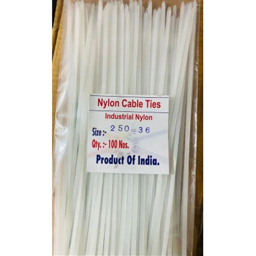 Nylon Cable Tie - Color: White