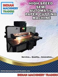 Semi Automatic High Speed Sensor Paper Cutting Machine - Ms Material, 220v Power, 380v Voltage | Automatic Operation, High Speed Cutting, Reliable And Easy To Use