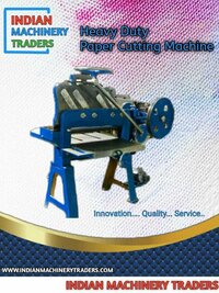 Heavy Duty Motorized Paper Cutting Machine - Material: Ms