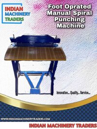 Foot Operated Manual Spiral Punching Machine - Automatic Grade: Automatic