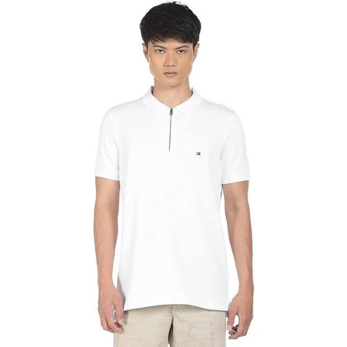 Mens White Plain Cotton T-Shirt - Gender: Male