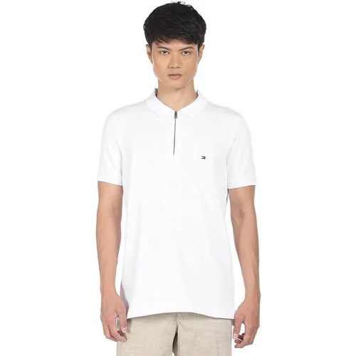 Mens White Plain Cotton T-Shirt