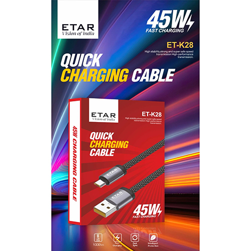 45W ET-K28 Quick Charging Cable