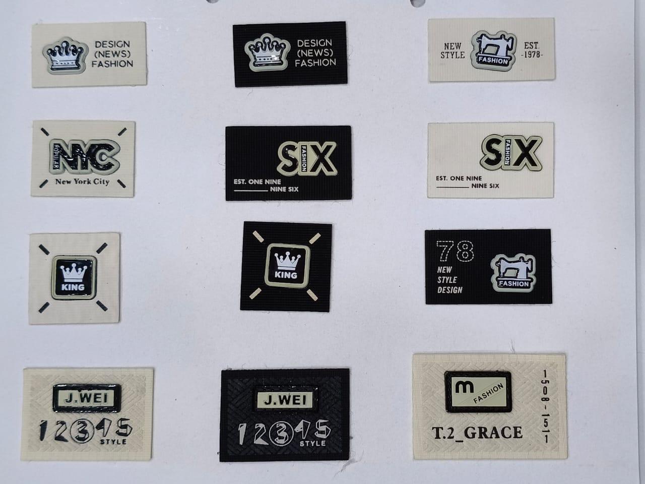 Garment Label - Cotton Twill Material, Customizable Size Options , Essential Care Instructions And Brand Identity Tags